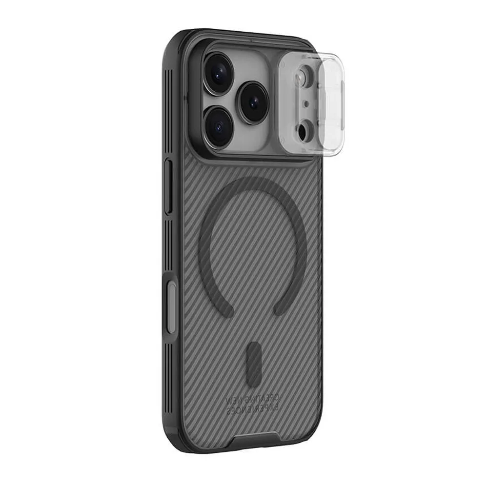 Futrola Nillkin Cam Shield Pro Magnetic za iPhone 17 Pro Max / 18 Pro Max (6.9) providno crna