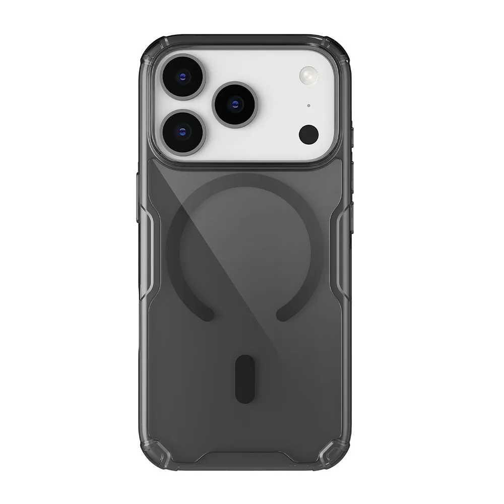 Futrola NILLKIN Nature Pro Magnetic za iPhone 17 Pro Max / 18 Pro Max (6.9) providno crna