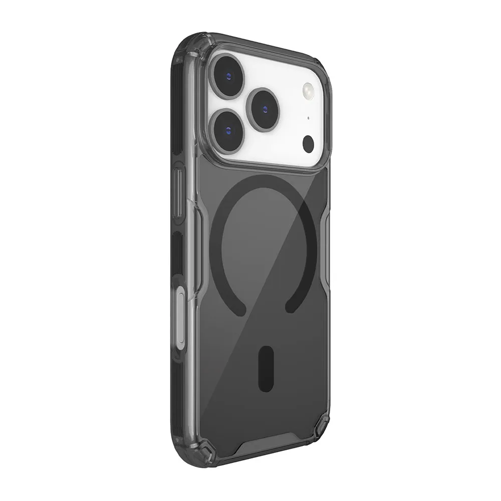 Futrola NILLKIN Nature Pro Magnetic za iPhone 17 Pro Max / 18 Pro Max (6.9) providno crna
