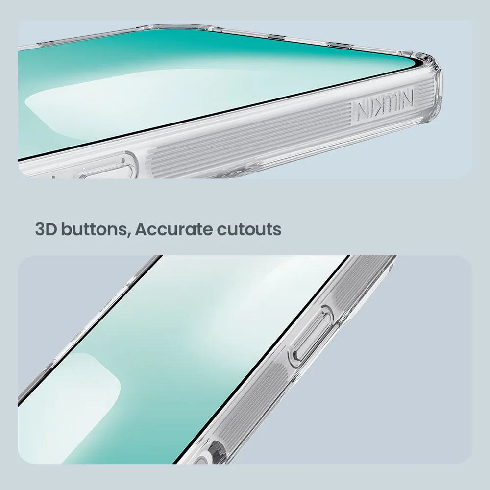 Futrola NILLKIN Nature Pro Magnetic za iPhone 17 Pro Max / 18 Pro Max (6.9) providno crna
