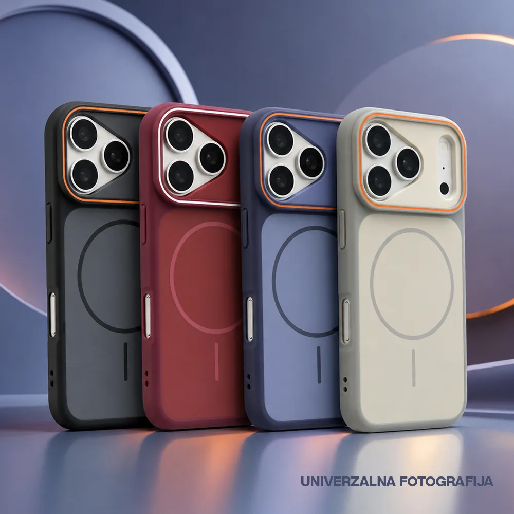 Futrola CAMERA LOOK MagSafe za iPhone 17 Pro Max (6.9)/iPhone 18 Pro Max (6.9) siva