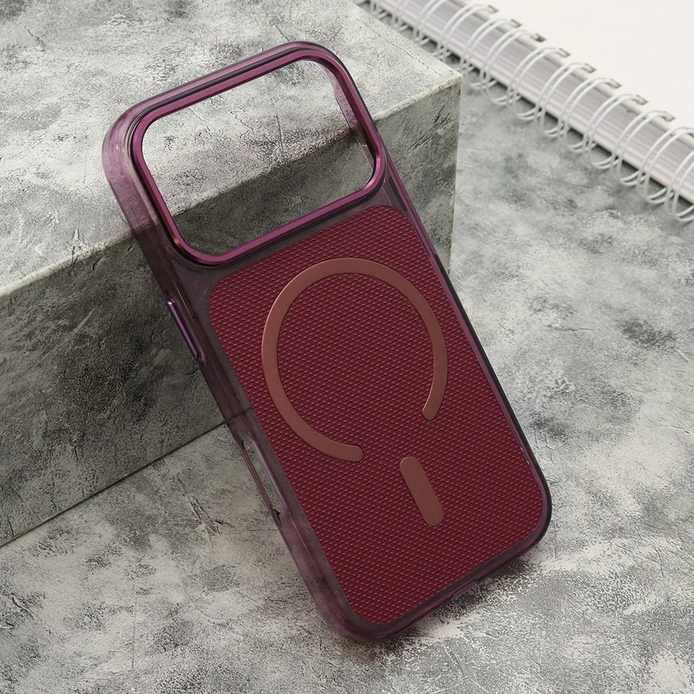 Futrola MagSafe GRID PRO za iPhone 17 Pro (6.3)/iPhone 18 Pro (6.3) dark cherry