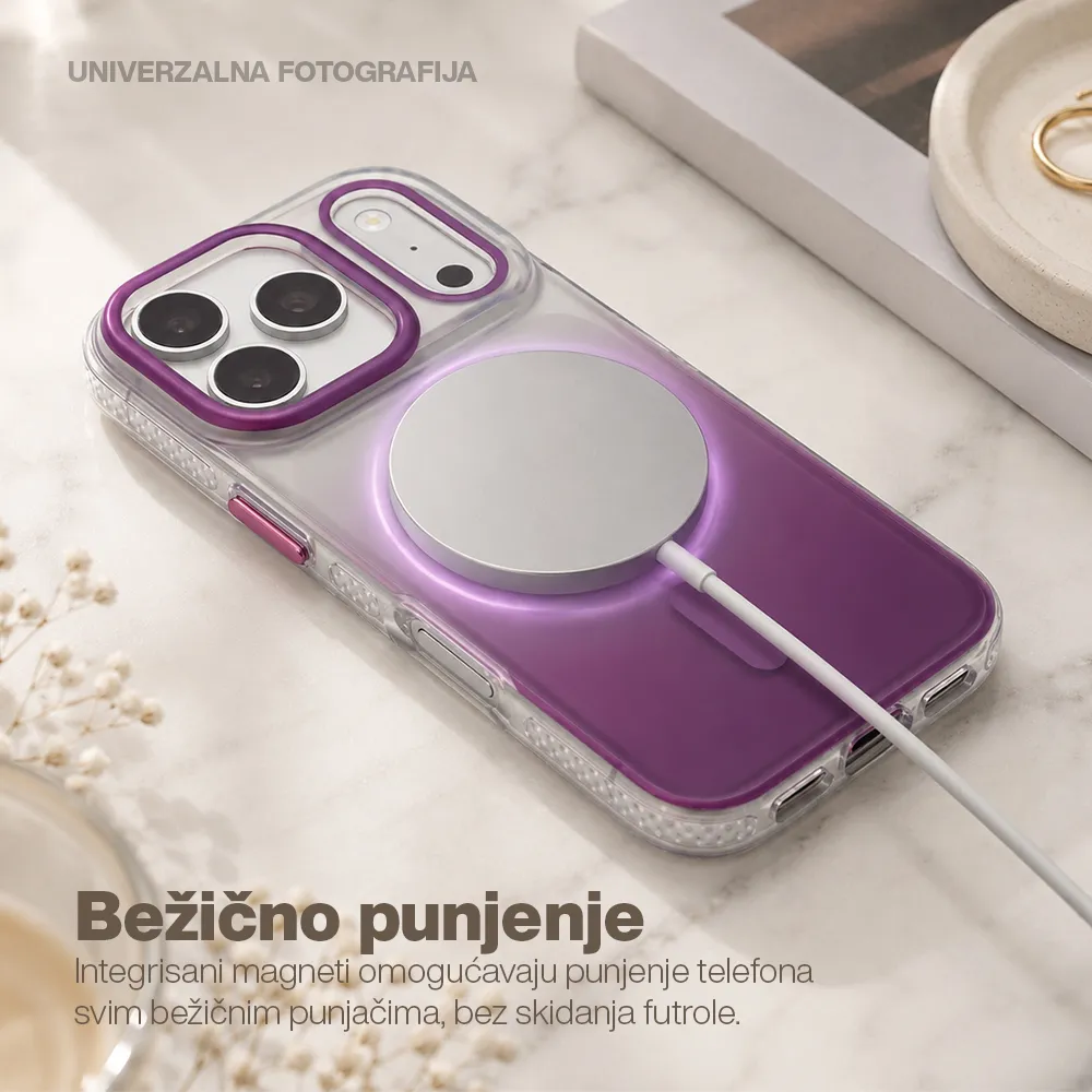 Futrola COLOR SHIELD MagSafe za Iphone 18 Pro Max (6.9) crna