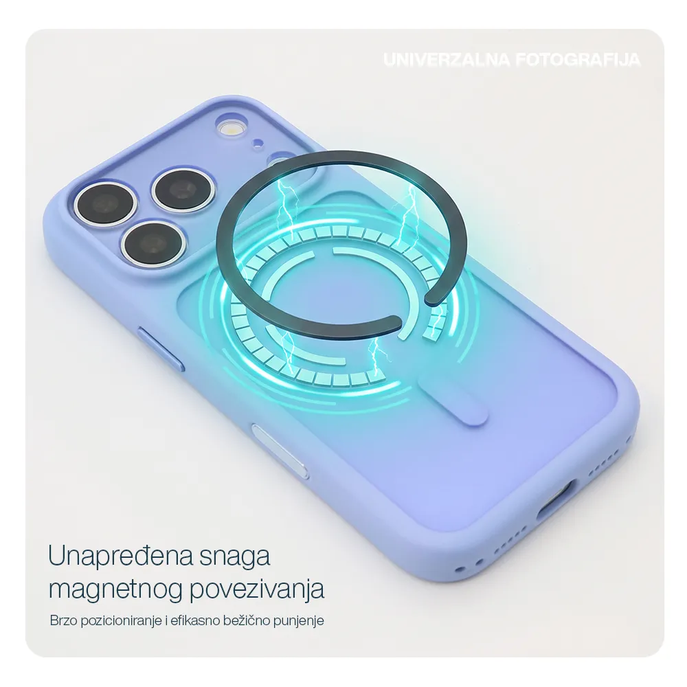 Futrola SHADOW MagSafe za iPhone 17 Pro (6.3)/iPhone 18 Pro (6.3) plava (small camera protection)