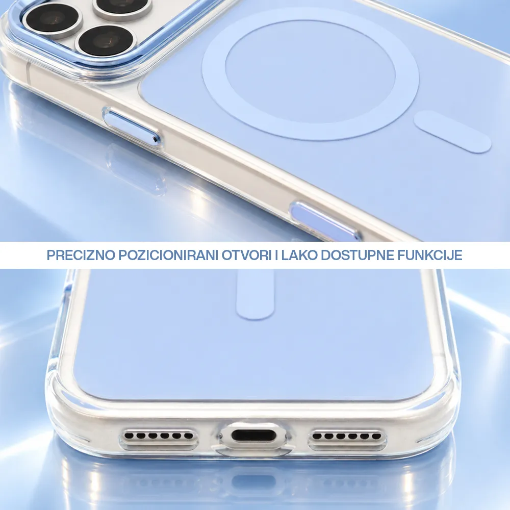 Futrola AMBER ARMOR MagSafe za Iphone 18 Pro (6.3) bela