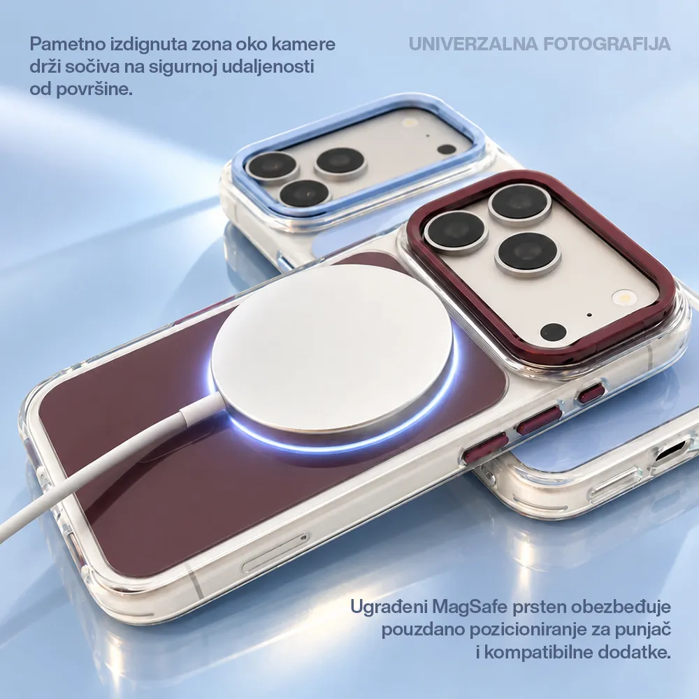 Futrola AMBER ARMOR MagSafe za Iphone 18 Pro Max (6.9) plava