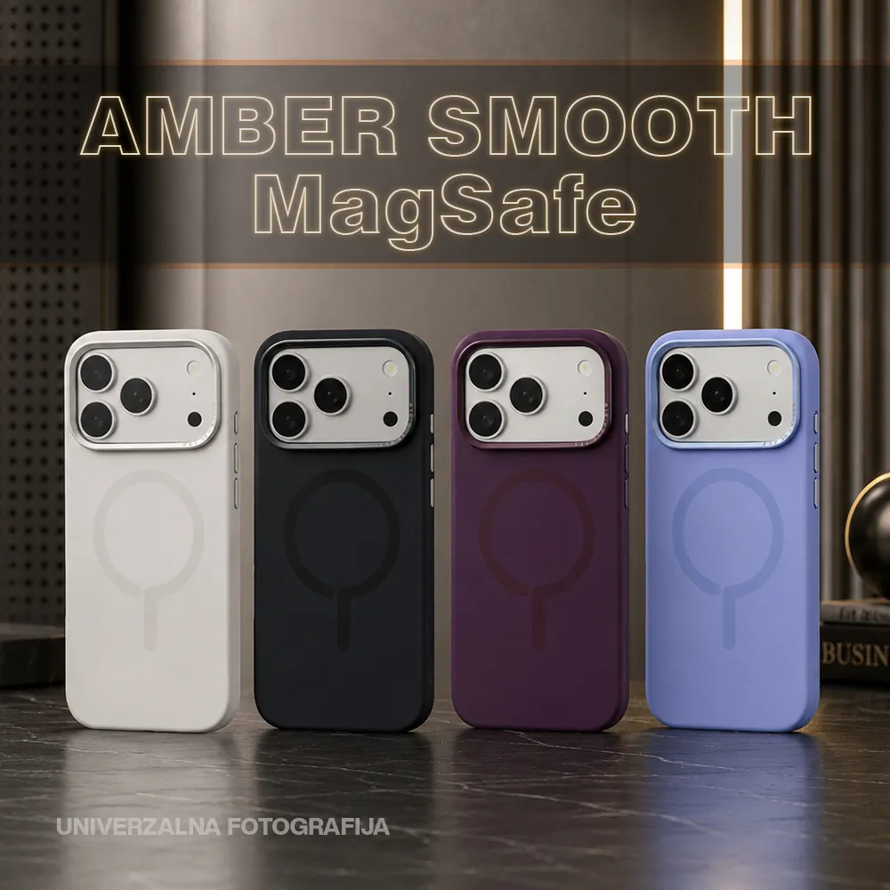 Futrola AMBER SMOOTH MagSafe za iPhone 17 Pro (6.3)/iPhone 18 Pro (6.3) ljubicasta