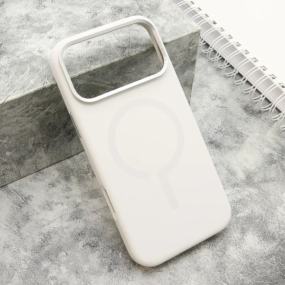 Futrola AMBER SMOOTH MagSafe za Iphone 18 Pro Max (6.9) siva