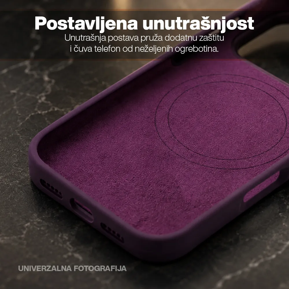 Futrola AMBER SMOOTH MagSafe za Iphone 18 Pro Max (6.9) ljubicasta