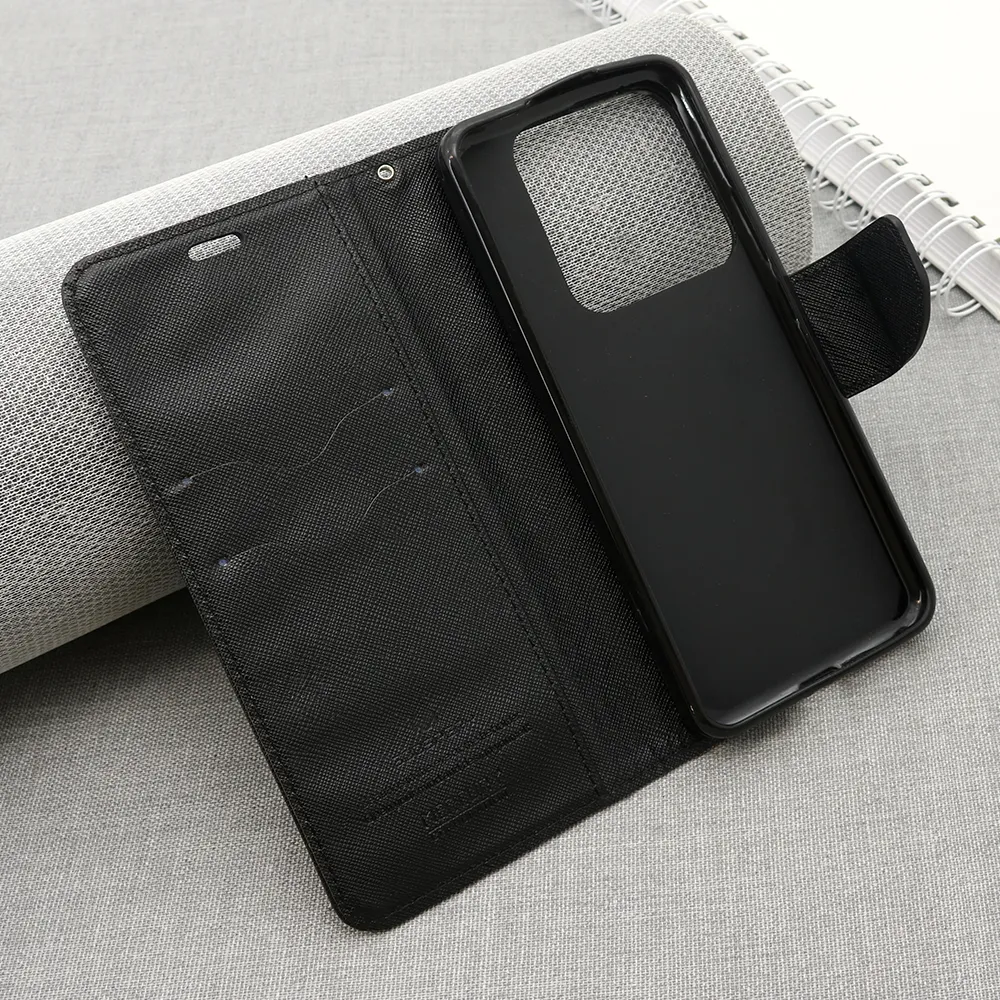 Futrola BI FOLD MERCURY za Xiaomi Redmi Note 14 Pro 5G crna