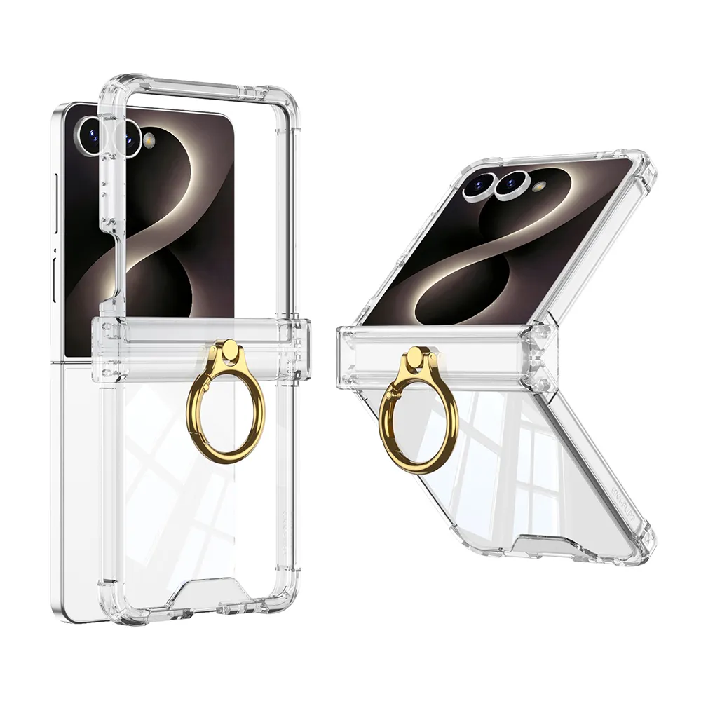 Futrola RING LINES II za Samsung F751B Galaxy Z Flip 8 5G providna (GKK case)