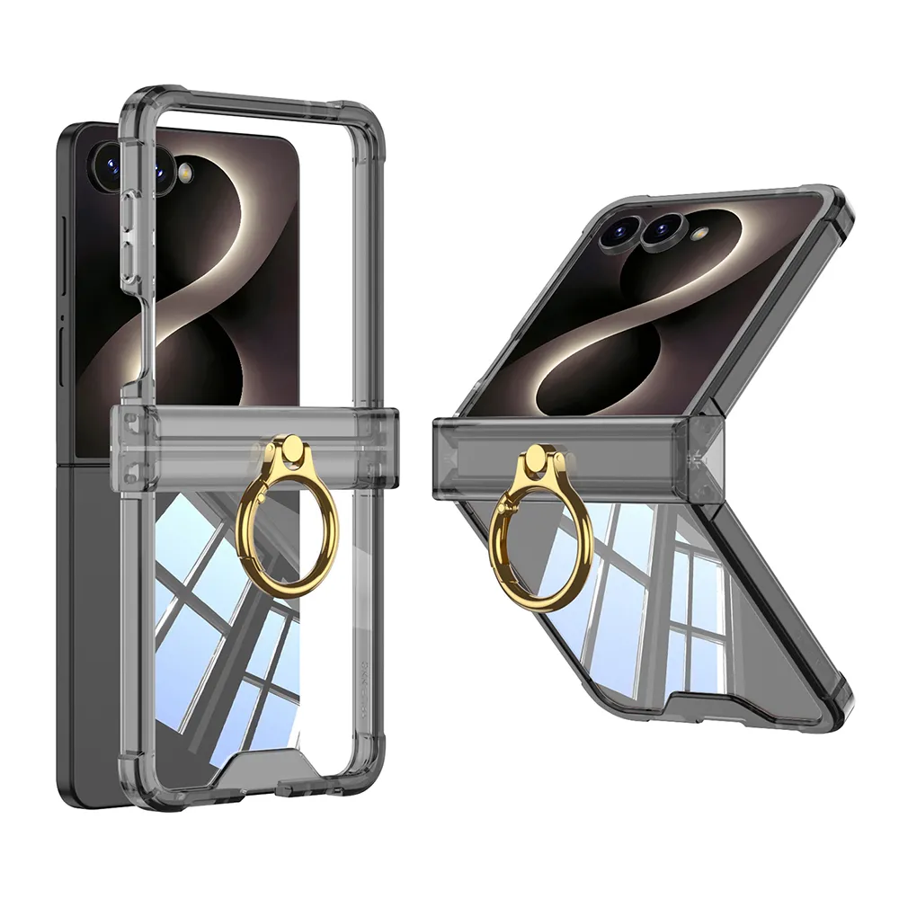 Futrola RING LINES II za Samsung F751B Galaxy Z Flip 8 5G crna (GKK case)