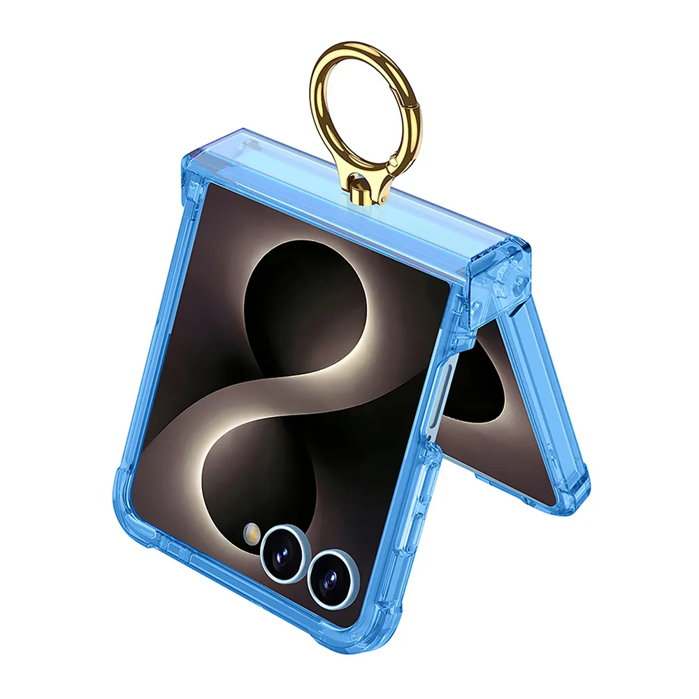 Futrola RING LINES II za Samsung F751B Galaxy Z Flip 8 5G crna (GKK case)