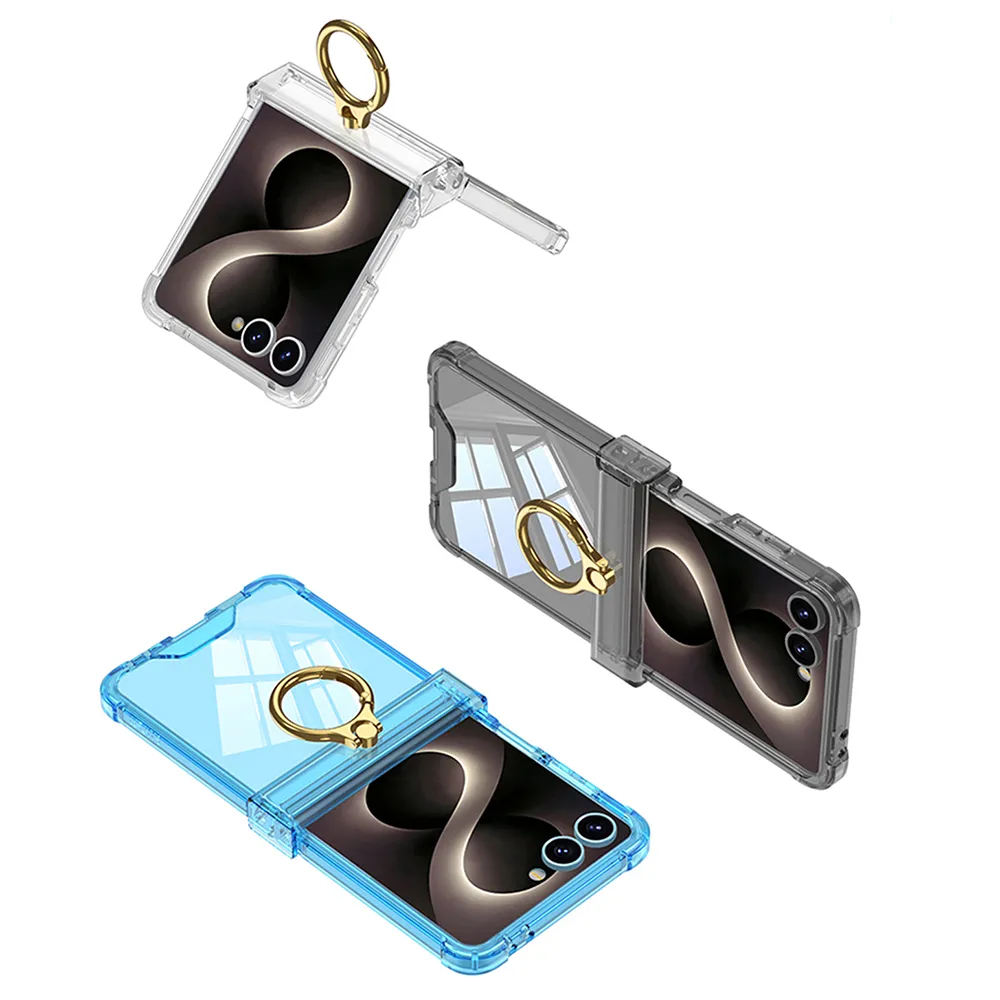 Futrola RING LINES II za Samsung F751B Galaxy Z Flip 8 5G crna (GKK case)