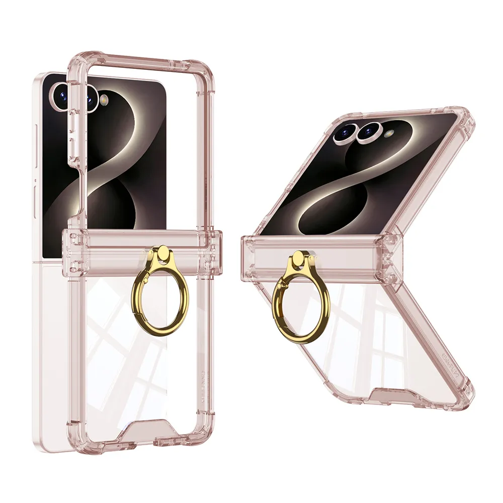 Futrola RING LINES II za Samsung F751B Galaxy Z Flip 8 5G roze (GKK case)