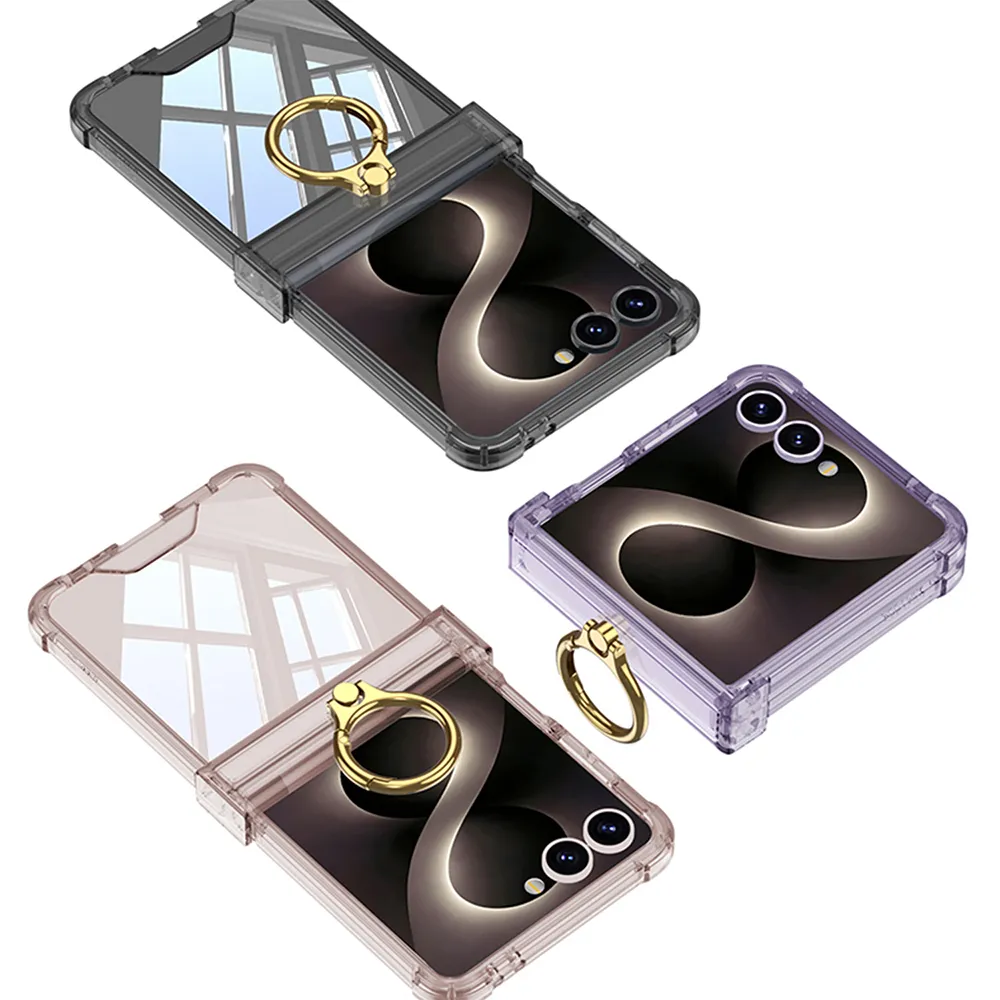 Futrola RING LINES II za Samsung F751B Galaxy Z Flip 8 5G plava (GKK case)