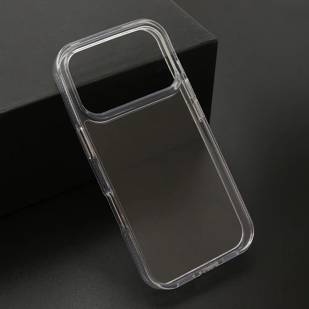 Futrola COLOR FRAME za iPhone 17 Pro (6.3)/iPhone 18 Pro (6.3) srebrna (providna)