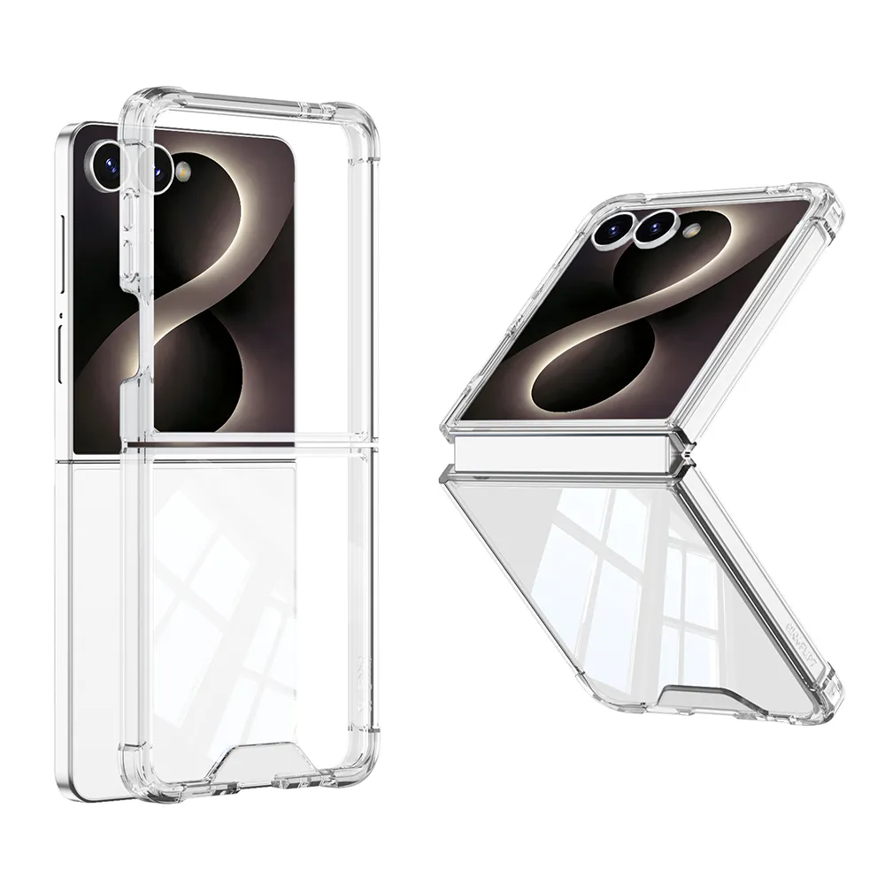 Futrola CRASHPROOF FLIP za Samsung F776B Galaxy Z Flip 8 5G providna (GKK case)