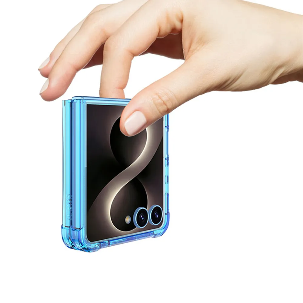 Futrola CRASHPROOF FLIP za Samsung F776B Galaxy Z Flip 8 5G providna (GKK case)
