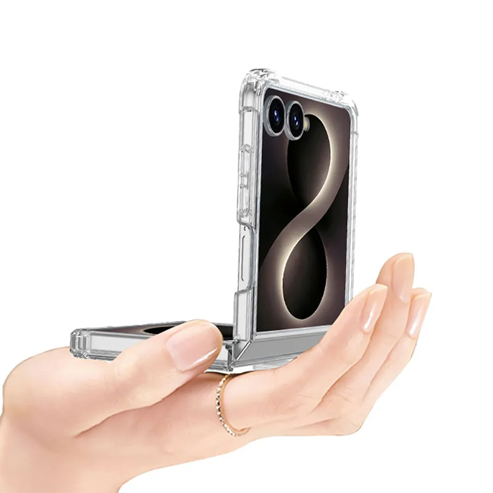 Futrola CRASHPROOF FLIP za Samsung F776B Galaxy Z Flip 8 5G providna (GKK case)