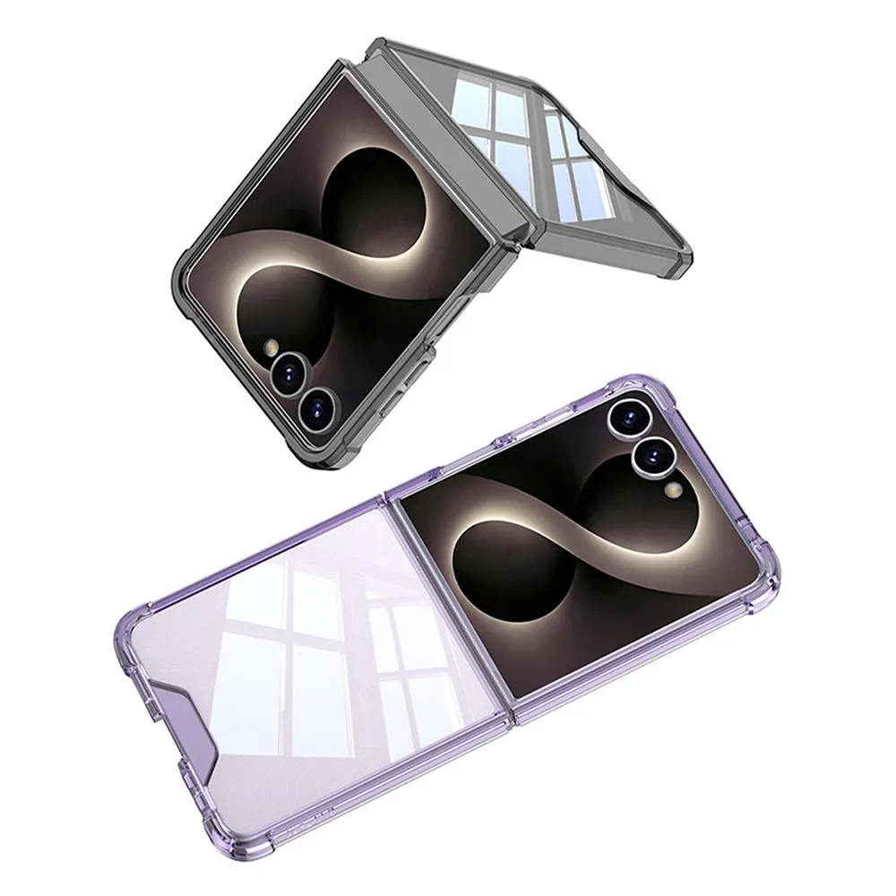 Futrola CRASHPROOF FLIP za Samsung F776B Galaxy Z Flip 8 5G providna (GKK case)