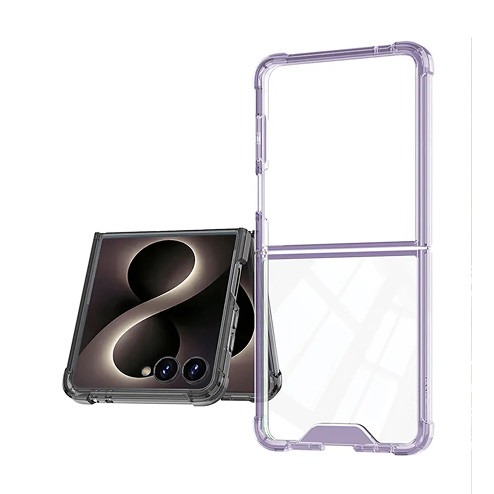Futrola CRASHPROOF FLIP za Samsung F776B Galaxy Z Flip 8 5G providna (GKK case)