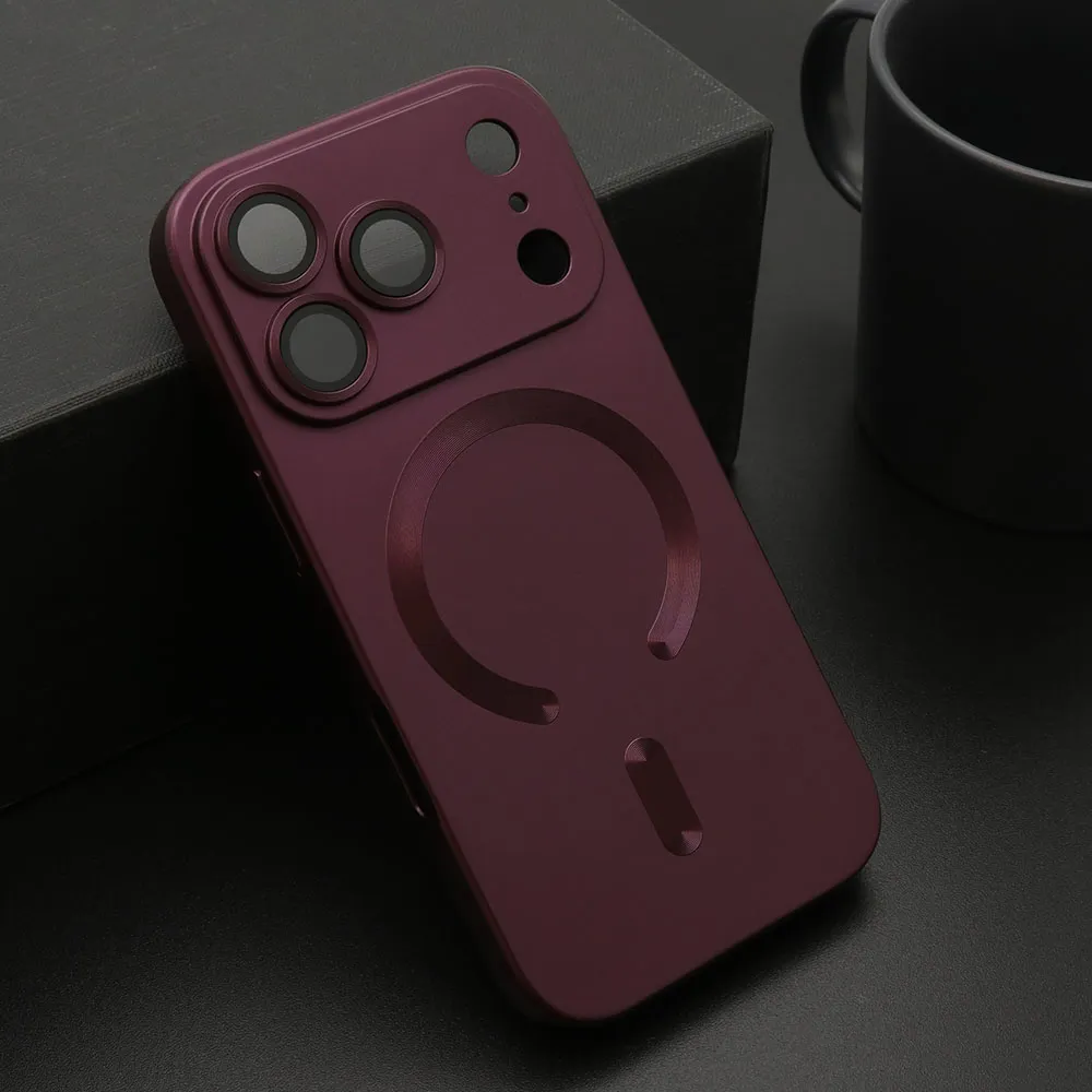 Futrola ELEGANT MAGSAFE za iPhone 17 Pro (6.3) cherry red