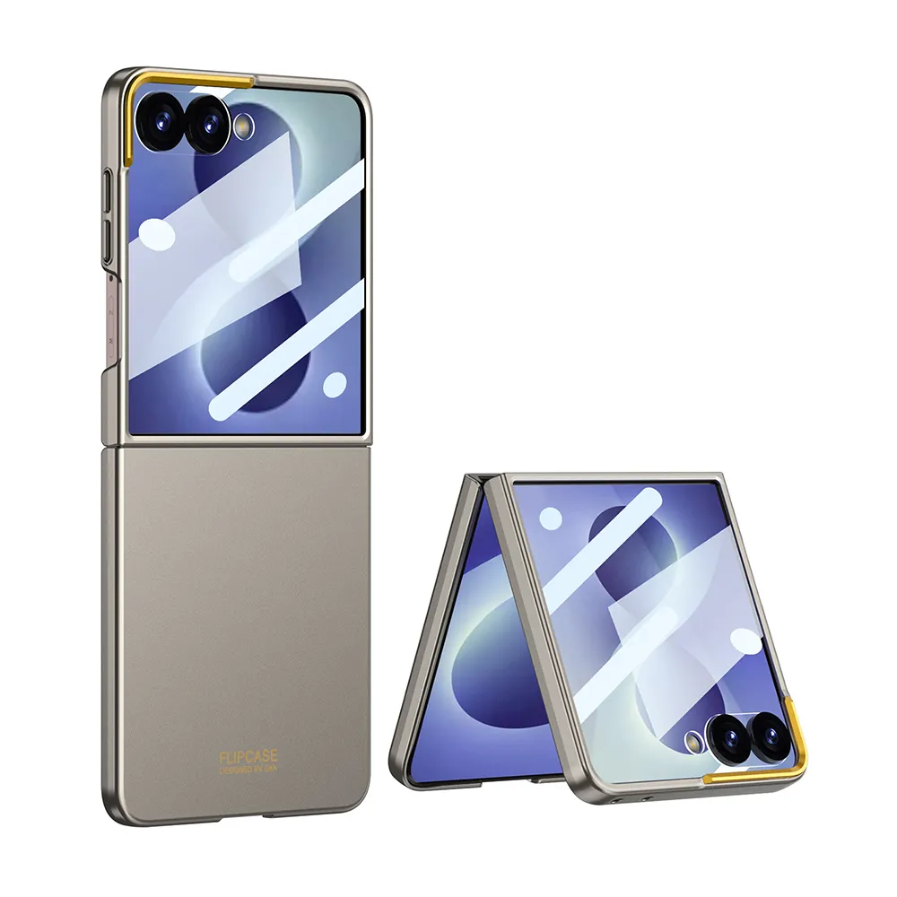 Futrola SMOOTH II za Samsung F776B Galaxy Z Flip 8 5G titanijum (GKK case)