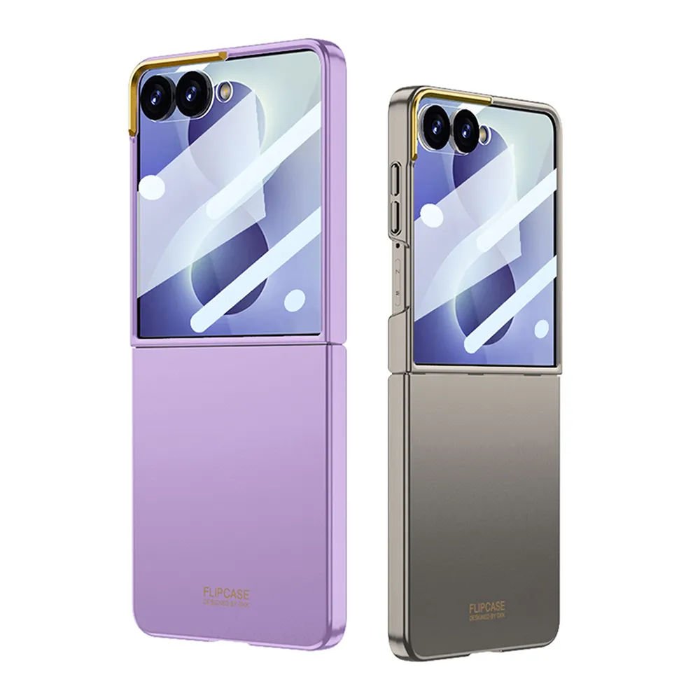 Futrola SMOOTH II za Samsung F776B Galaxy Z Flip 8 5G titanijum (GKK case)