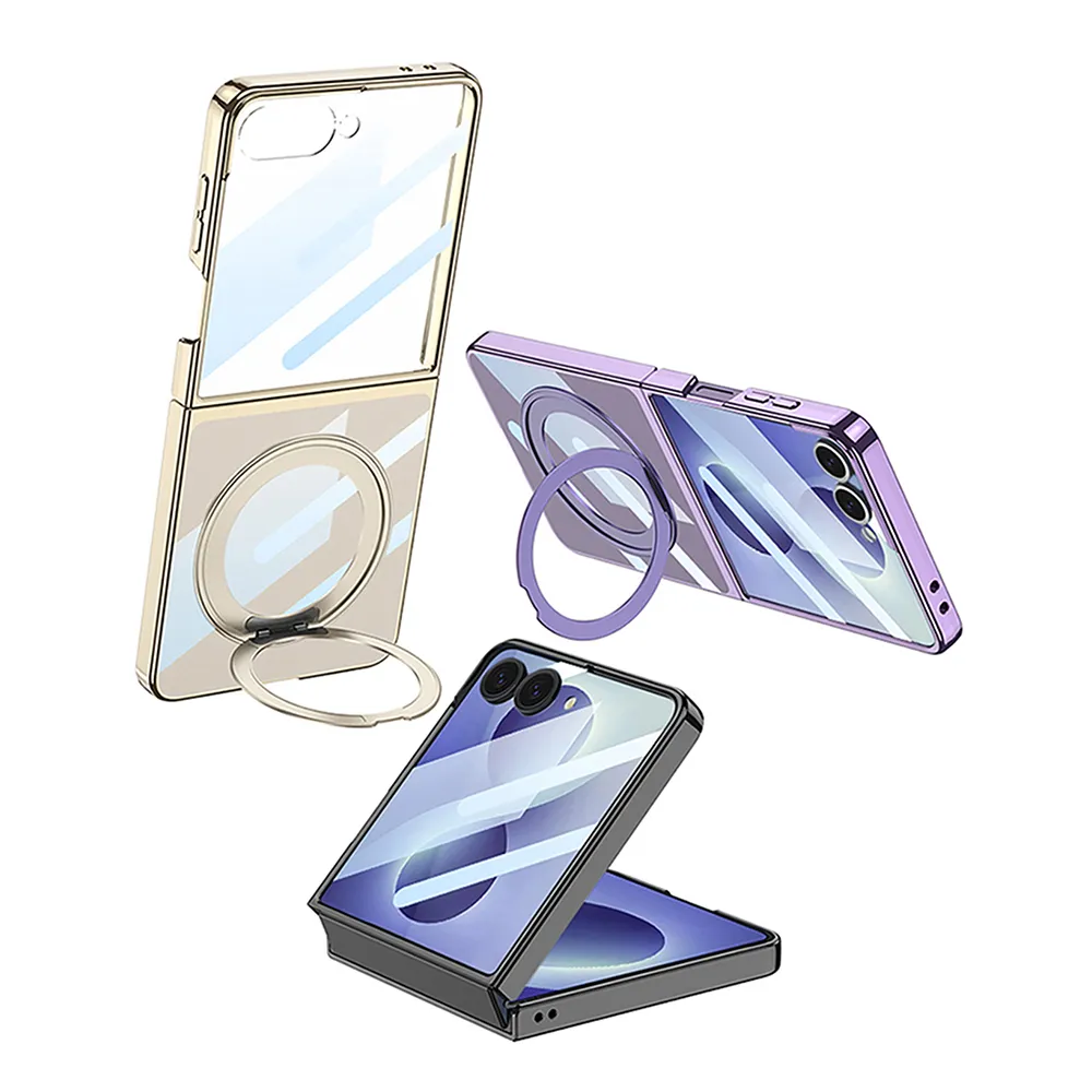 Futrola Z-RING za Samsung F776B Galaxy Z Flip 8 5G zlatna (GKK case)