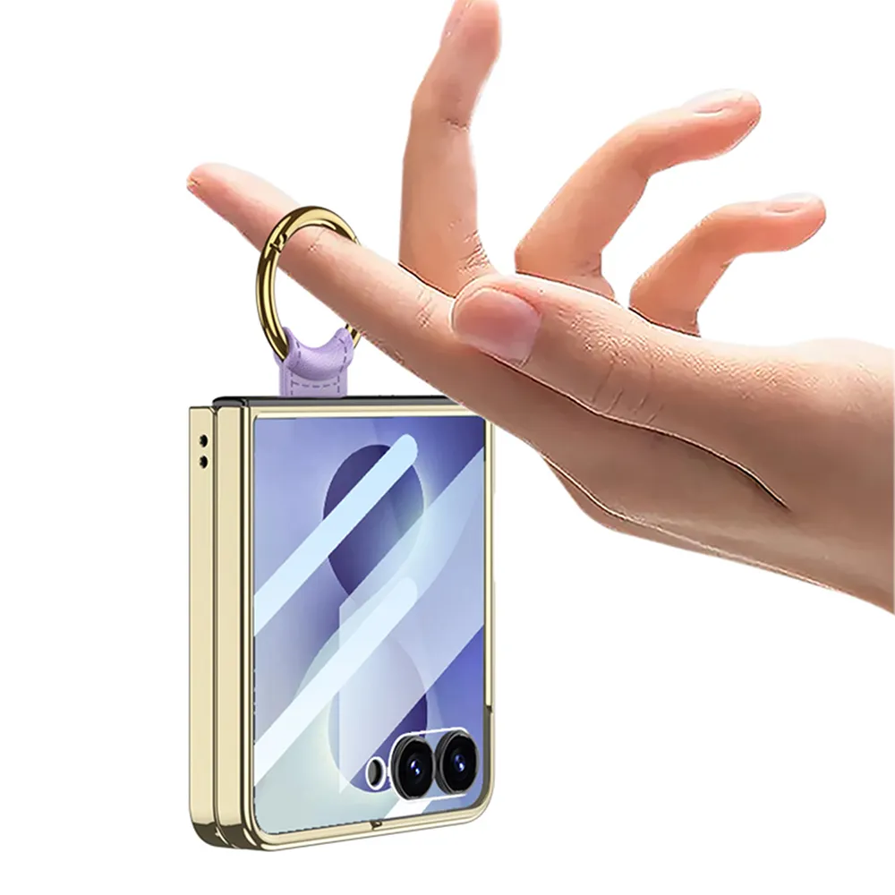 Futrola RHOMBUS za Samsung F776B Galaxy Z Flip 8 5G ljubicasta (GKK case)