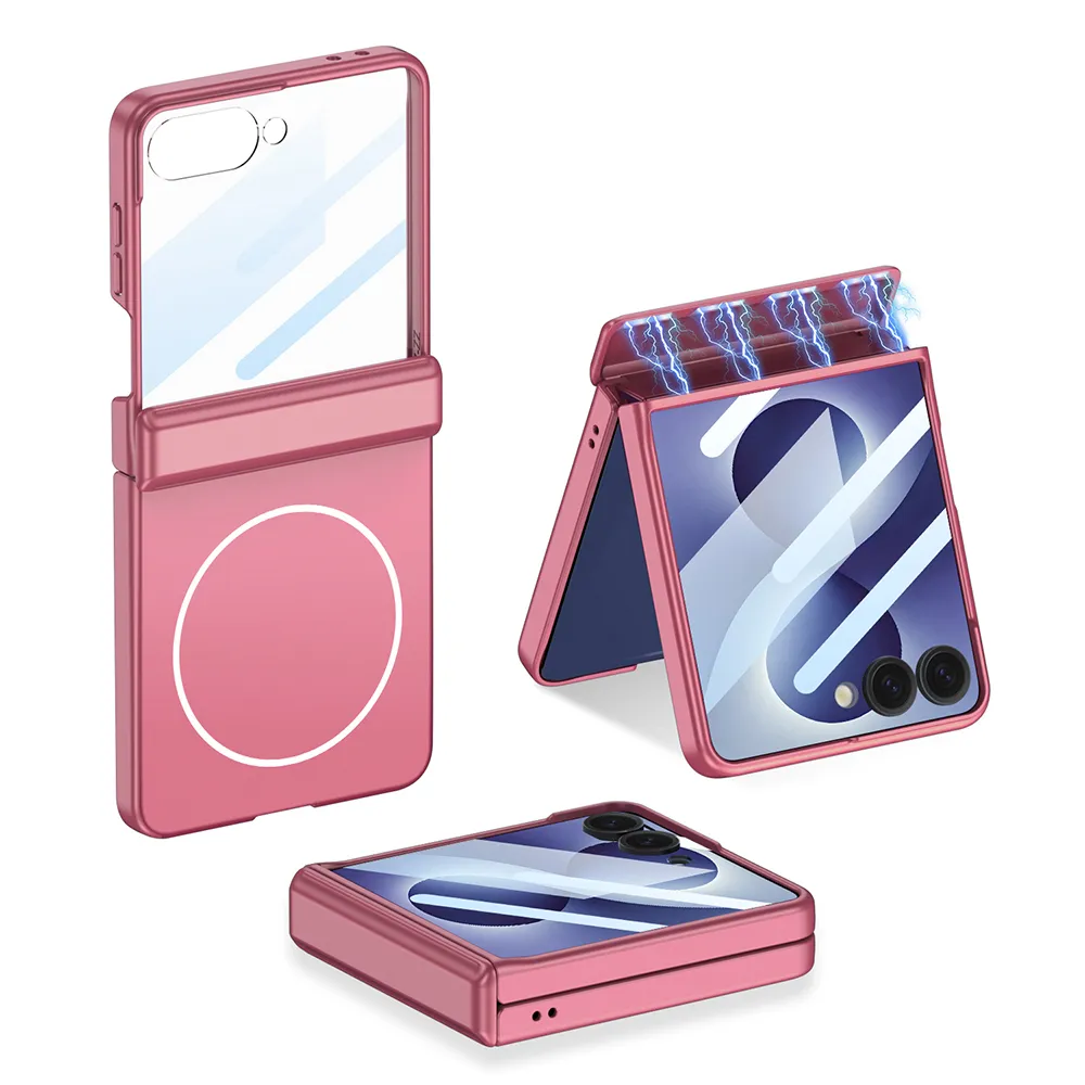 Futrola SMOOTH MagSafe za Samsung F776B Galaxy Z Flip 8 5G koralno crvena (GKK case)