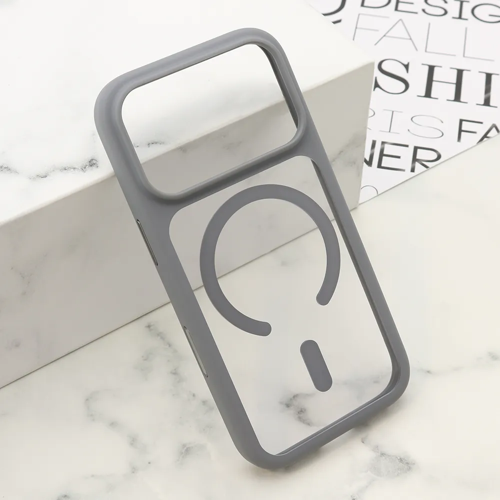 Futrola FRAME PROTECT MagSafe za Iphone 18 Pro (6.3) siva