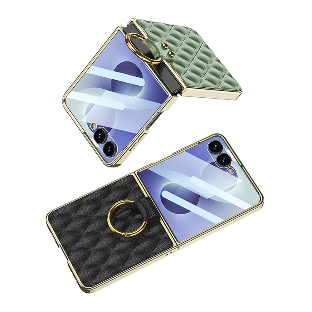 Futrola RHOMBUS za Samsung F776B Galaxy Z Flip 8 5G tamno zelena (GKK case)