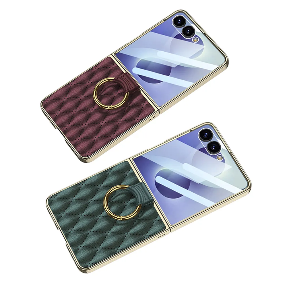 Futrola RHOMBUS za Samsung F776B Galaxy Z Flip 8 5G tamno zelena (GKK case)