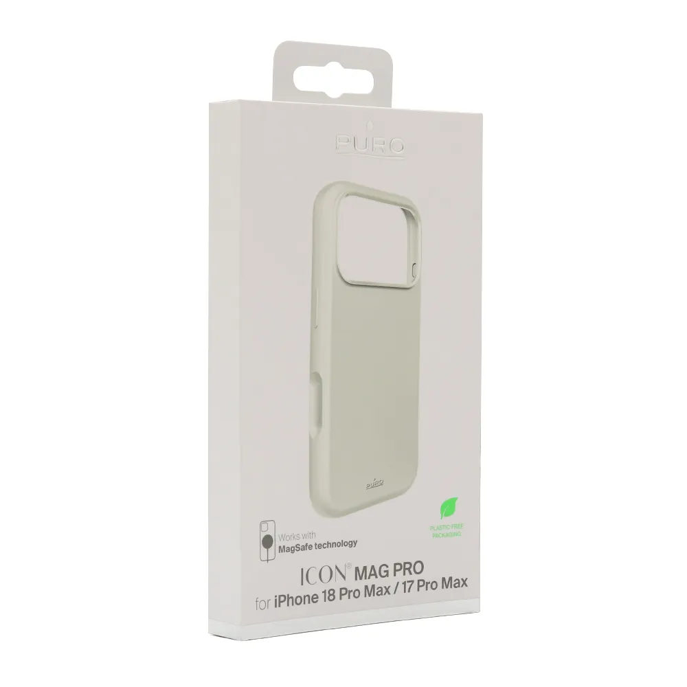 Futrola PURO ICON MAGSAFE za iPhone 17 Pro Max (6.9)/iPhone 18 Pro Max (6.9) srebrna
