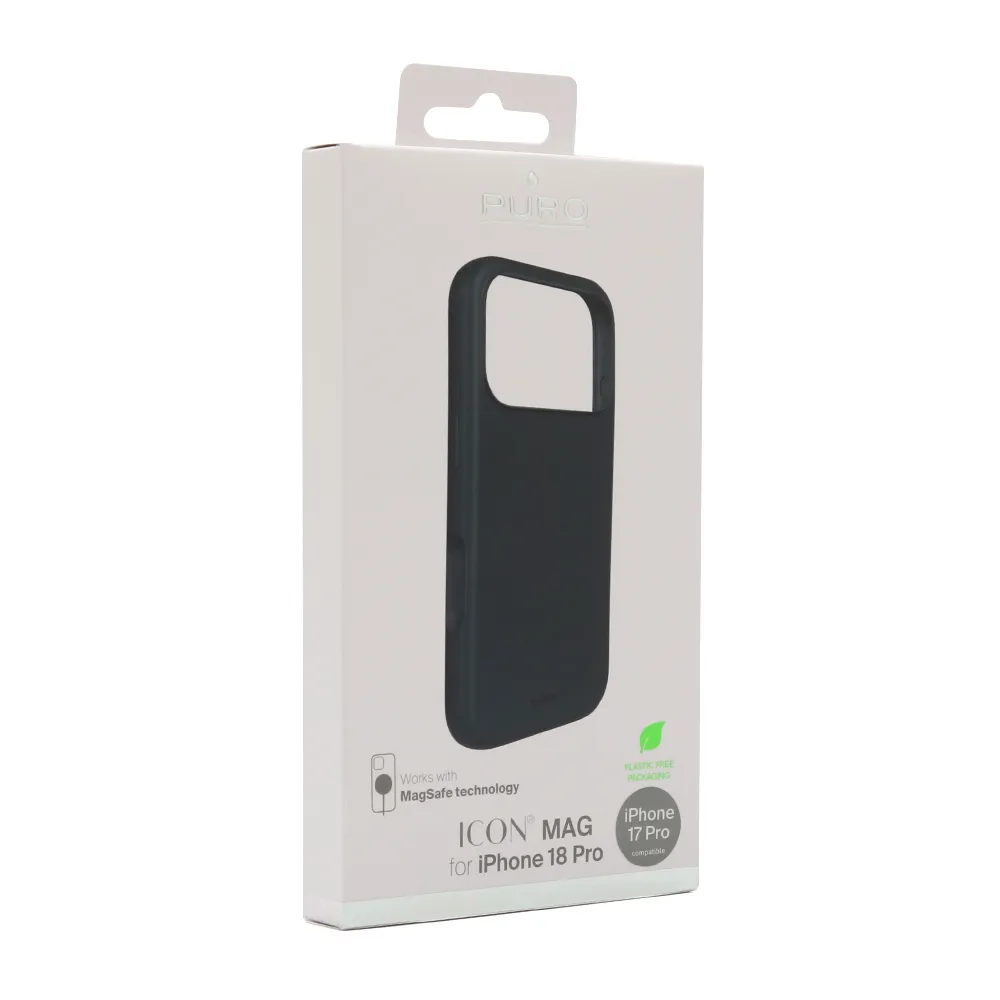 Futrola PURO ICON MAGSAFE za iPhone 17 Pro (6.3)/iPhone 18 Pro (6.3) crna