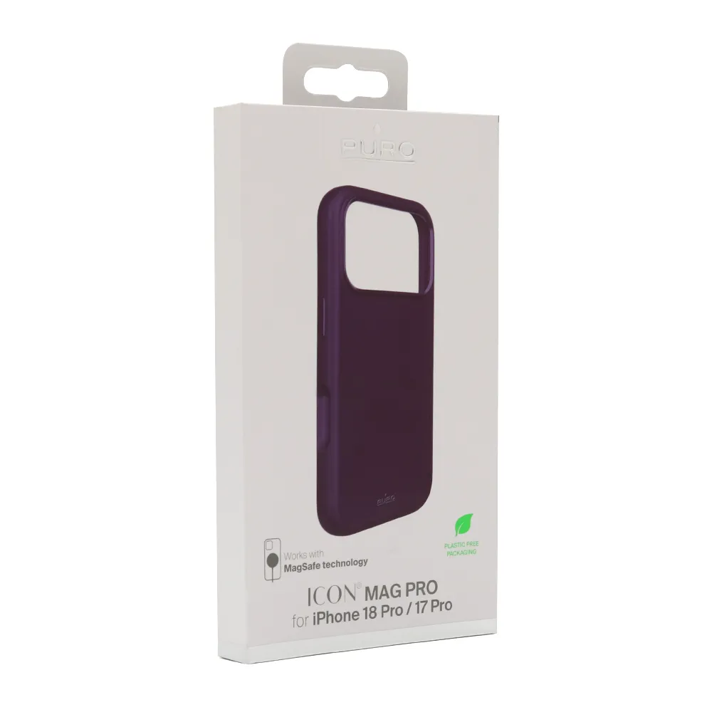 Futrola PURO ICON MAGSAFE za iPhone 17 Pro (6.3)/iPhone 18 Pro (6.3) dark cherry