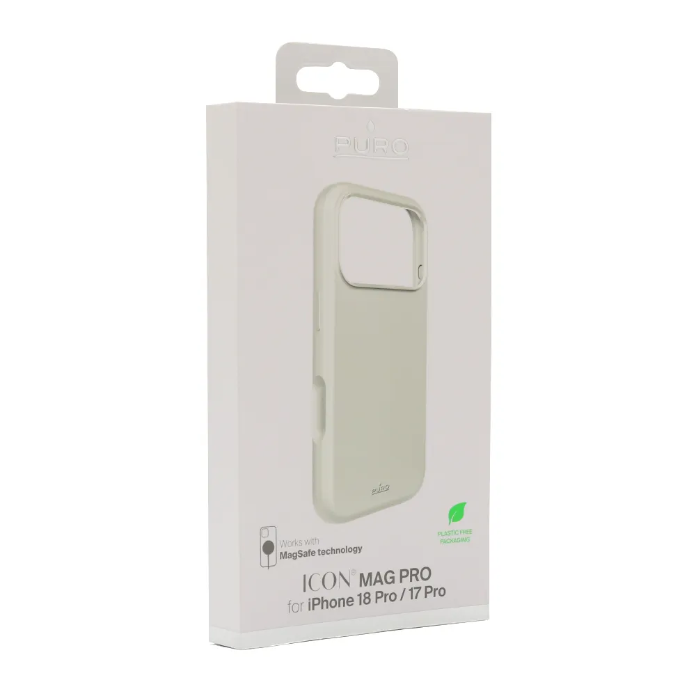 Futrola PURO ICON MAGSAFE za iPhone 17 Pro (6.3)/iPhone 18 Pro (6.3) srebrna