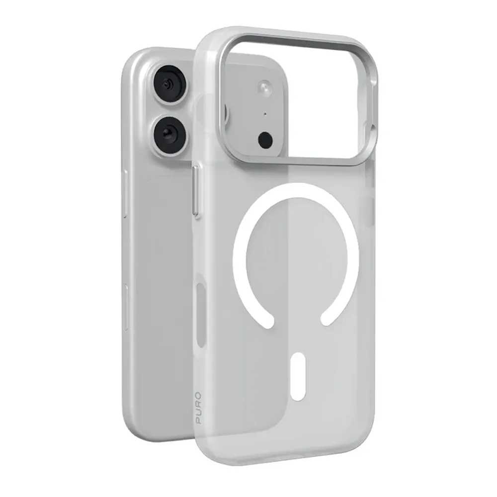 Futrola PURO LIGHTFEEL MAGSAFE za iPhone 17 Pro Max (6.9)/iPhone 18 Pro Max (6.9) srebrna