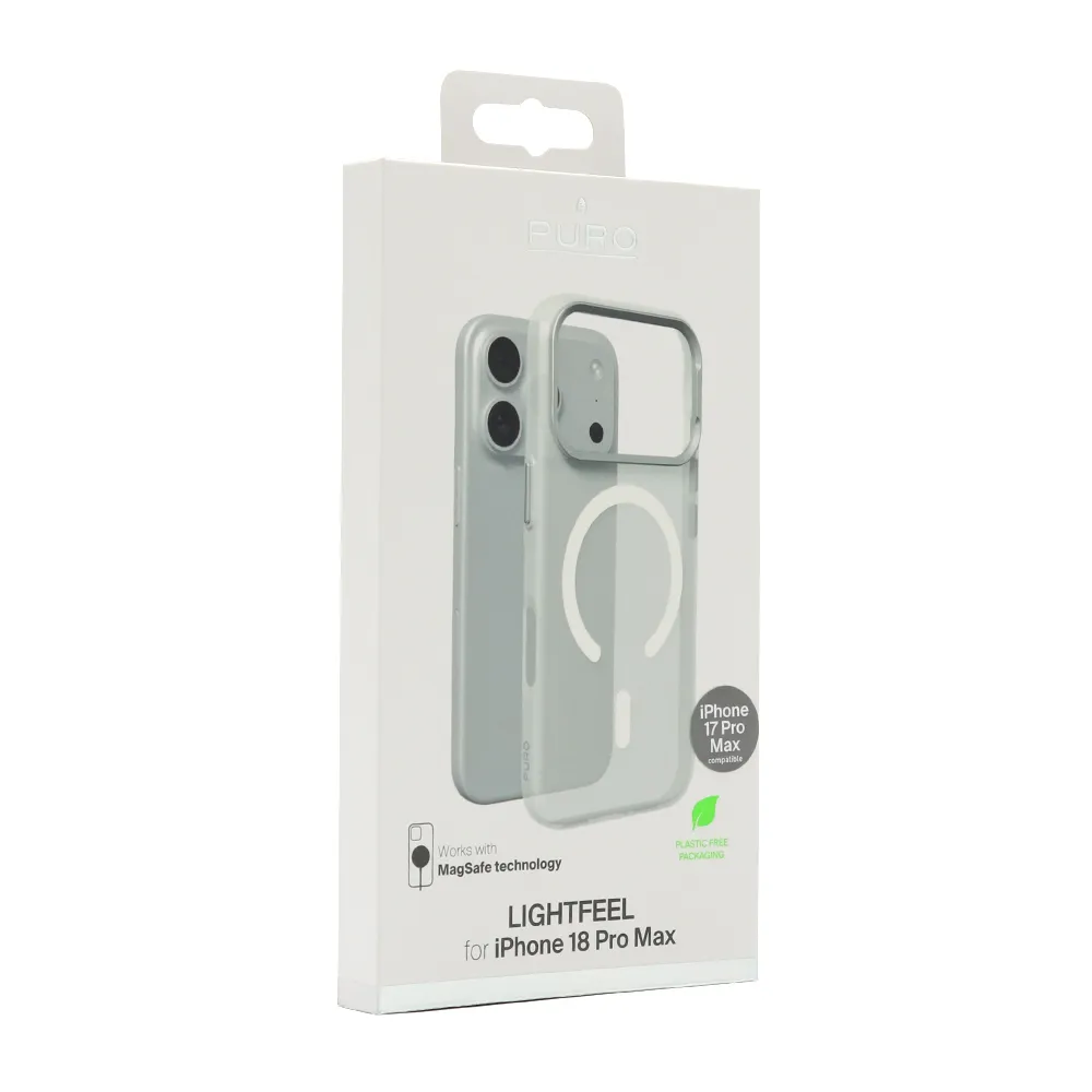 Futrola PURO LIGHTFEEL MAGSAFE za iPhone 17 Pro Max (6.9)/iPhone 18 Pro Max (6.9) srebrna