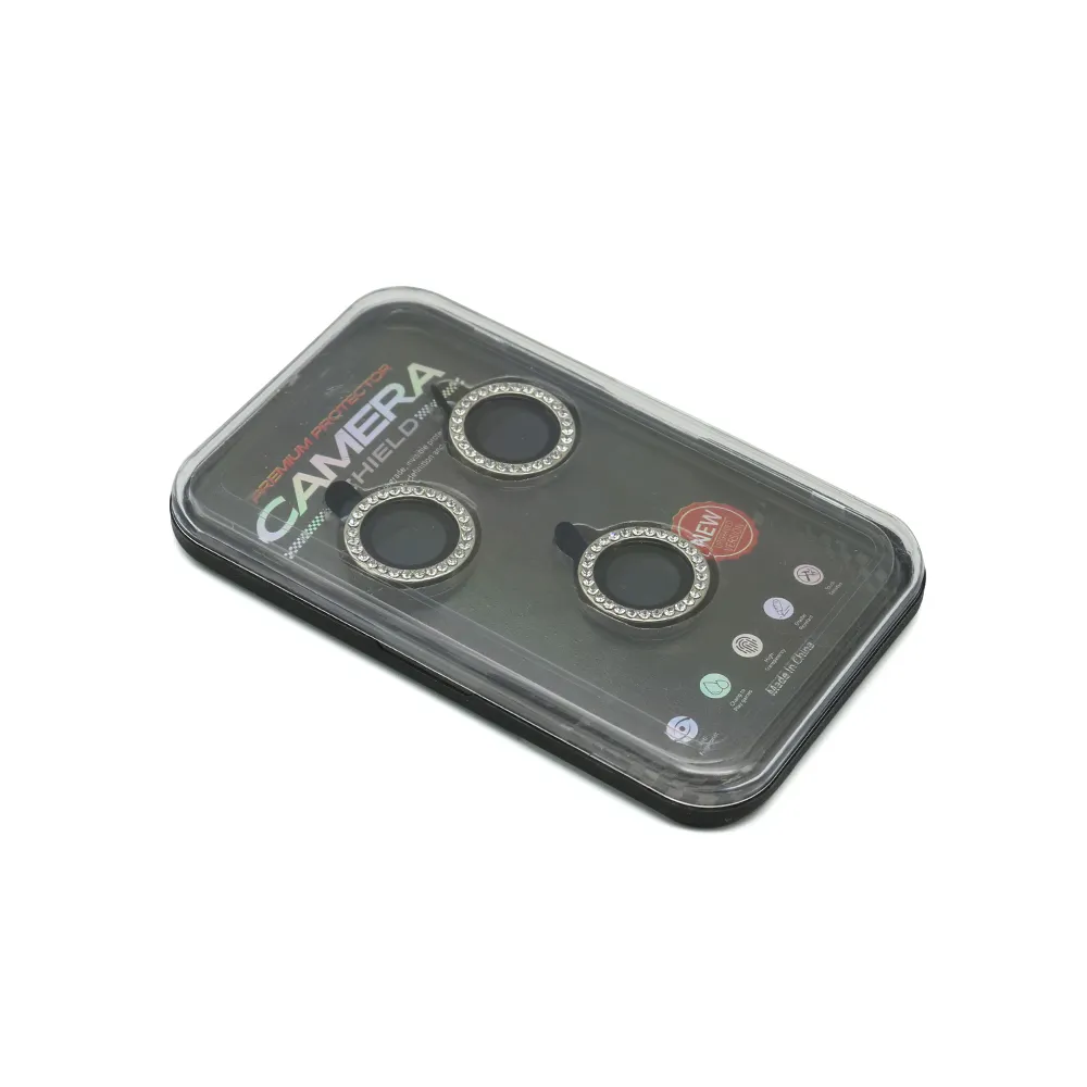 Folija za zastitu kamere DIAMOND PREMIUM za Iphone 13 Pro/13 Pro Max srebrna