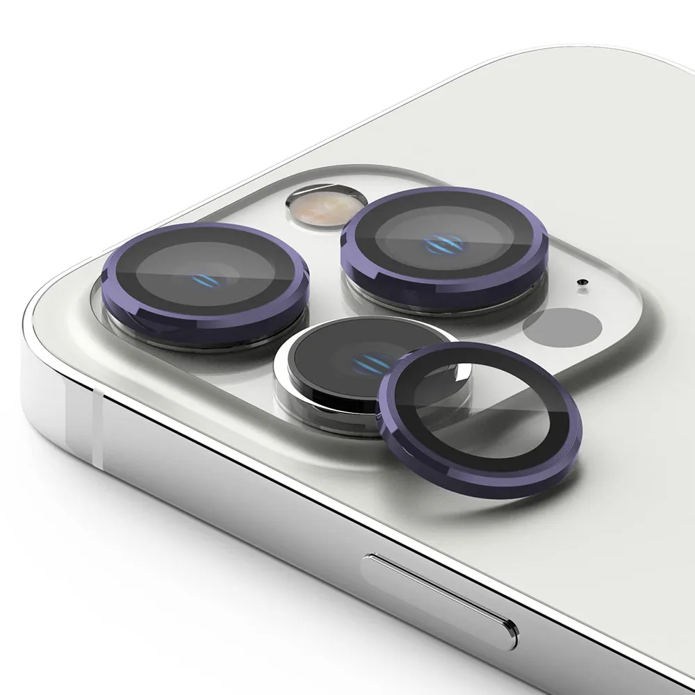 Folija za zastitu kamere RING za iPhone 15 Pro (6.1)/iPhone 15 Pro Max (6.7) ljubicasta