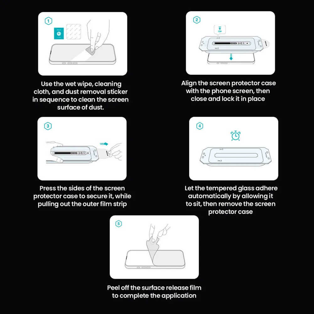Folija za zastitu ekrana GLASS NILLKIN za iPhone 16 Pro Max (6.9) CP+Pro