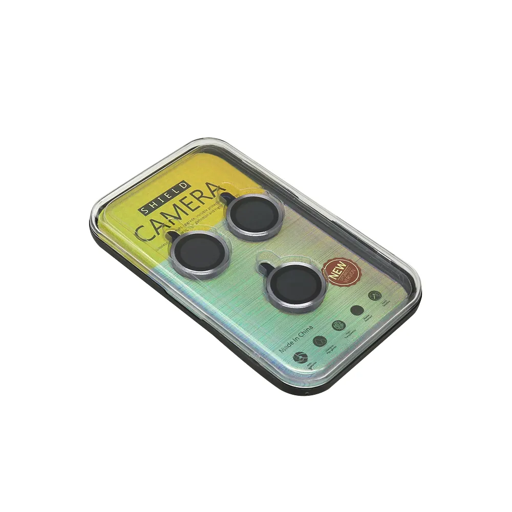 Folija za zastitu kamere RING za iPhone 16 Pro (6.3)/16 Pro Max (6.9) srebrna