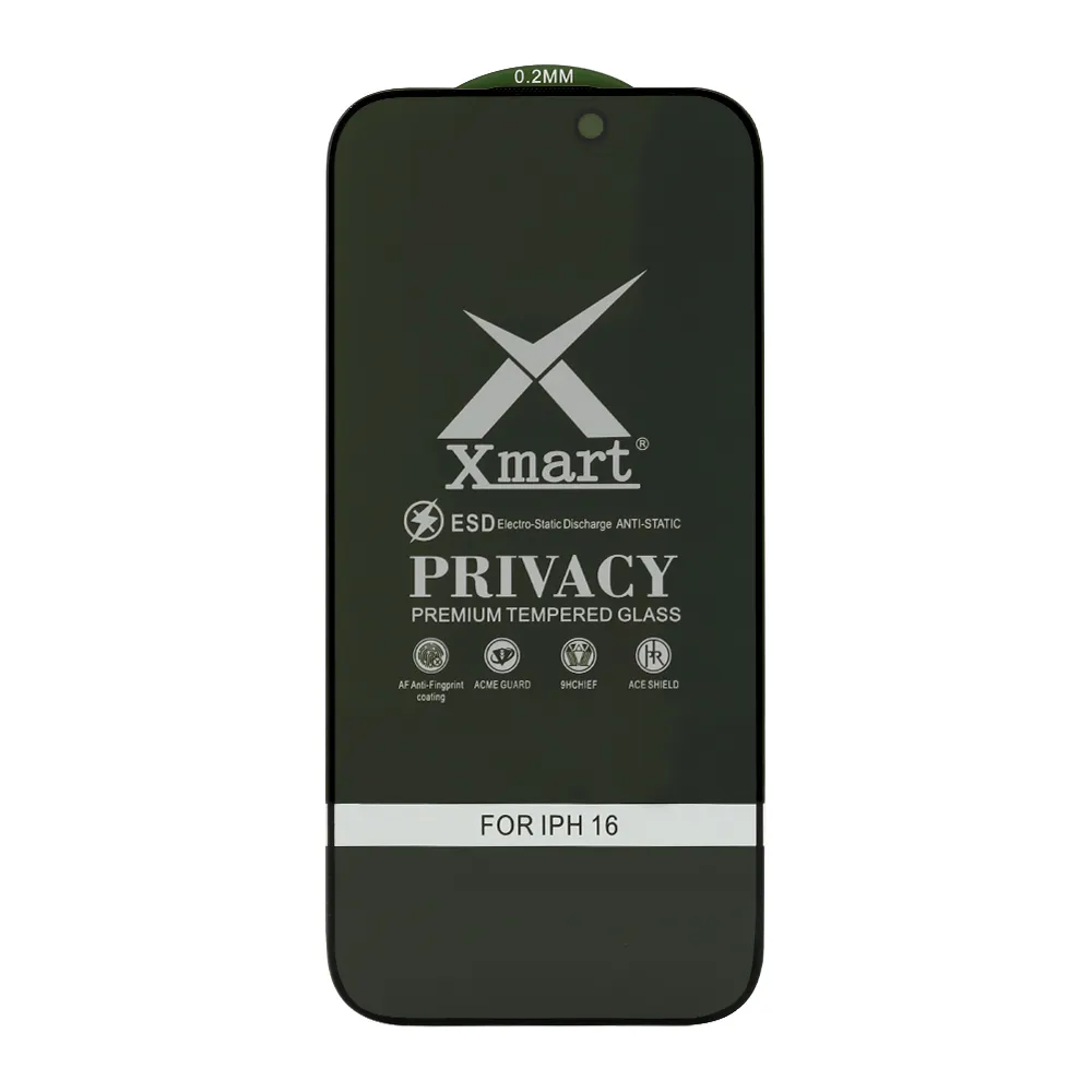 Folija za zastitu ekrana GLASS X mart 9D PRIVACY za iphone 15 (6.1)/16 (6.1)