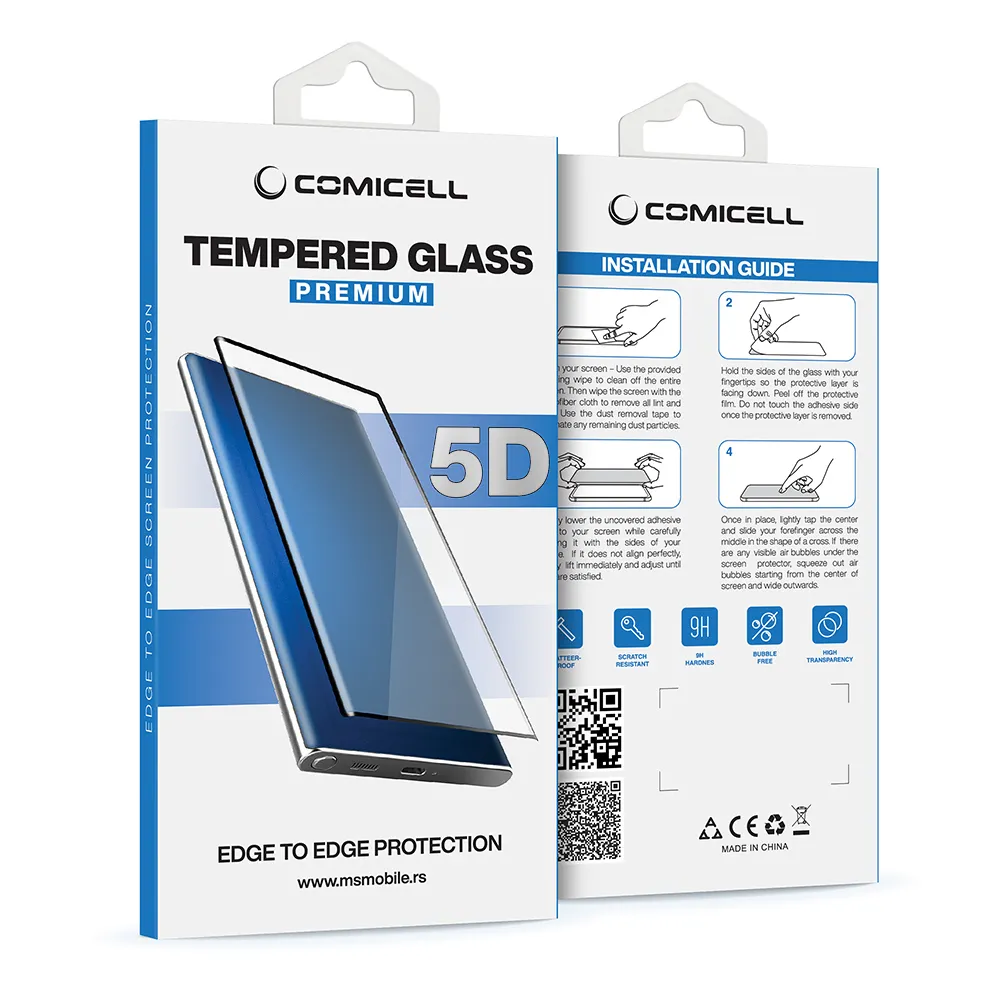 Folija za zastitu ekrana GLASS 5D za Samsung A266B Galaxy A26 5G crna