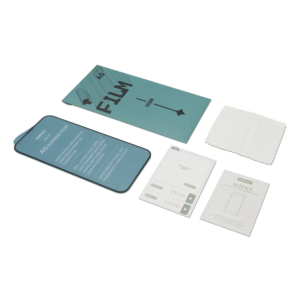 Folija za zastitu ekrana REMAX GLASS 9H GAMING MATTE AG WL-02 za iPhone 15 Pro (6.1)