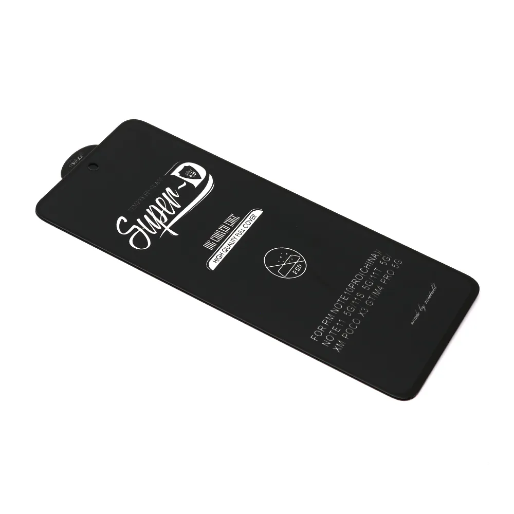 Folija za zastitu ekrana GLASS 11D za Xiaomi Redmi Note 14 4G SUPER D crna