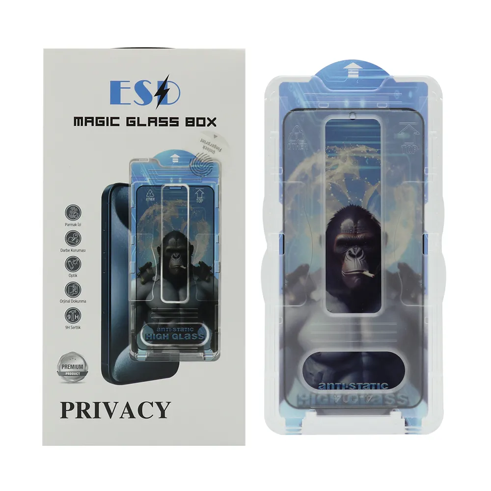 Folija za zastitu ekrana GLASS FILM BOX - DUST FREE PRIVACY za Samsung S938B Galaxy S25 Ultra 5G